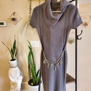 Y2K Beyonce Dereon dress with detachable silver belt